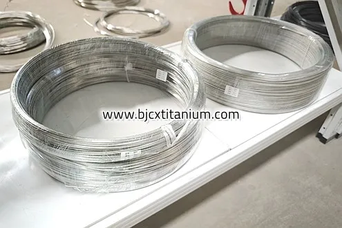 Titanium Coiled Wire Titanium Coiled Wire