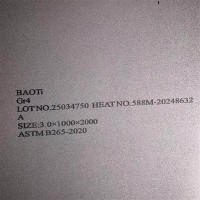 Grade 4 Titanium Plate